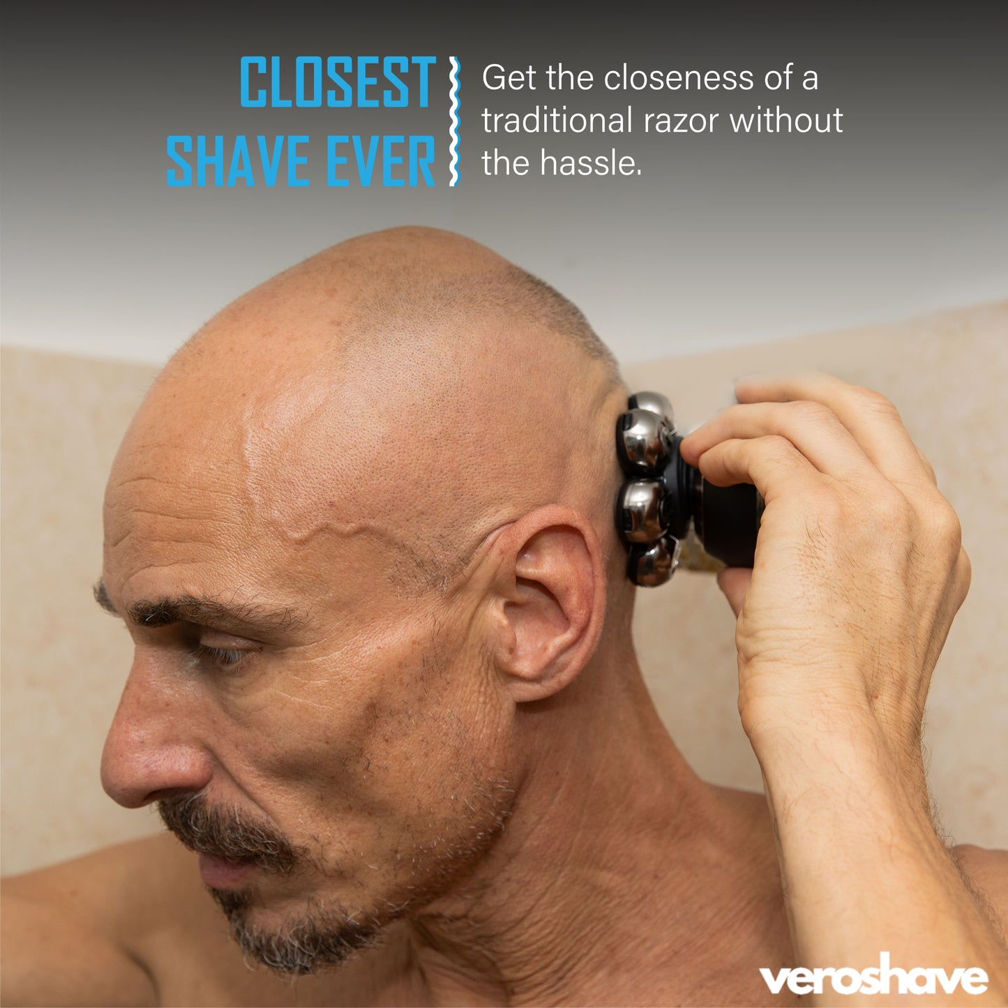 Veroshave 7D Head Shaver + FREE PRE SHAVE OIL