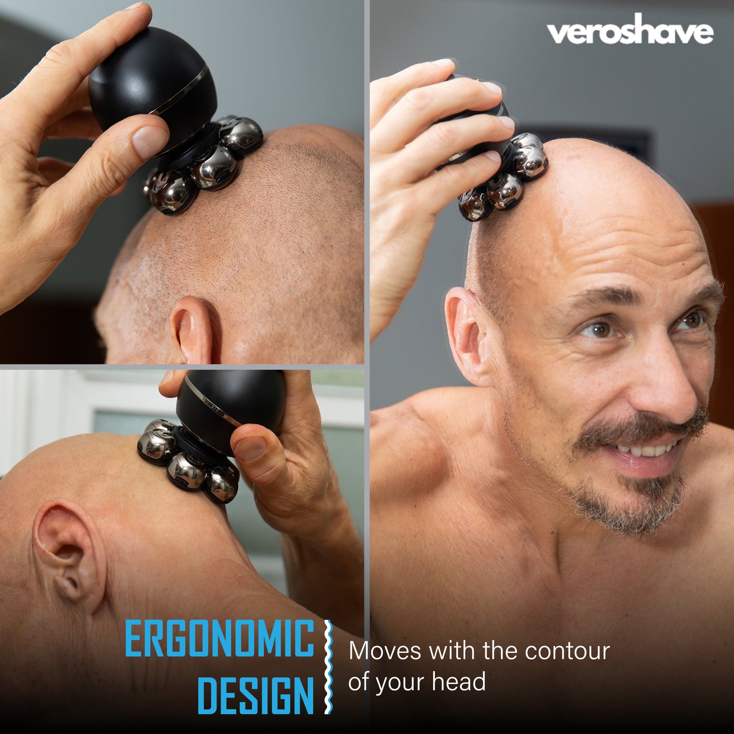 Veroshave 7D Head Shaver + FREE PRE SHAVE OIL