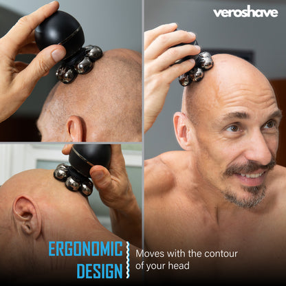 Veroshave 7D Head Shaver Zero-Irritation Wireless For Bald Men Cordless Electric Razor Waterproof Rechargeable